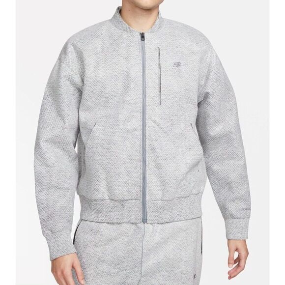Nike DQ4268-077 Men's Sz L Gray Therma-Fit Tech Pack Forward Bomber Jacket - Picture 14 of 15